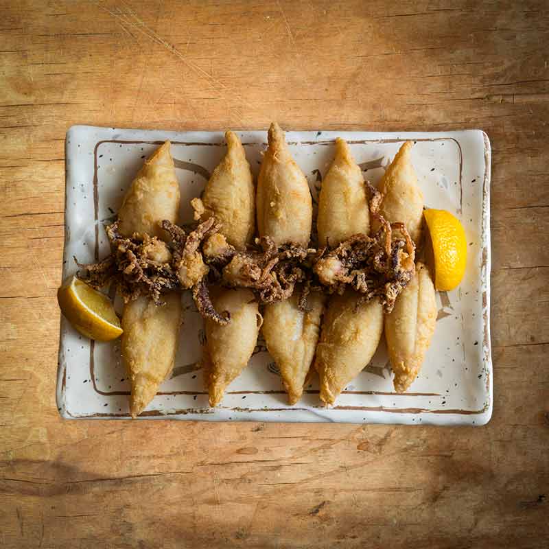 Chipirones fritos o a la plancha