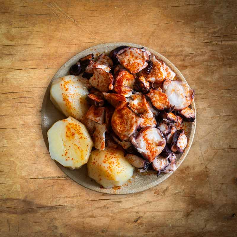 Pulpo con cachelos