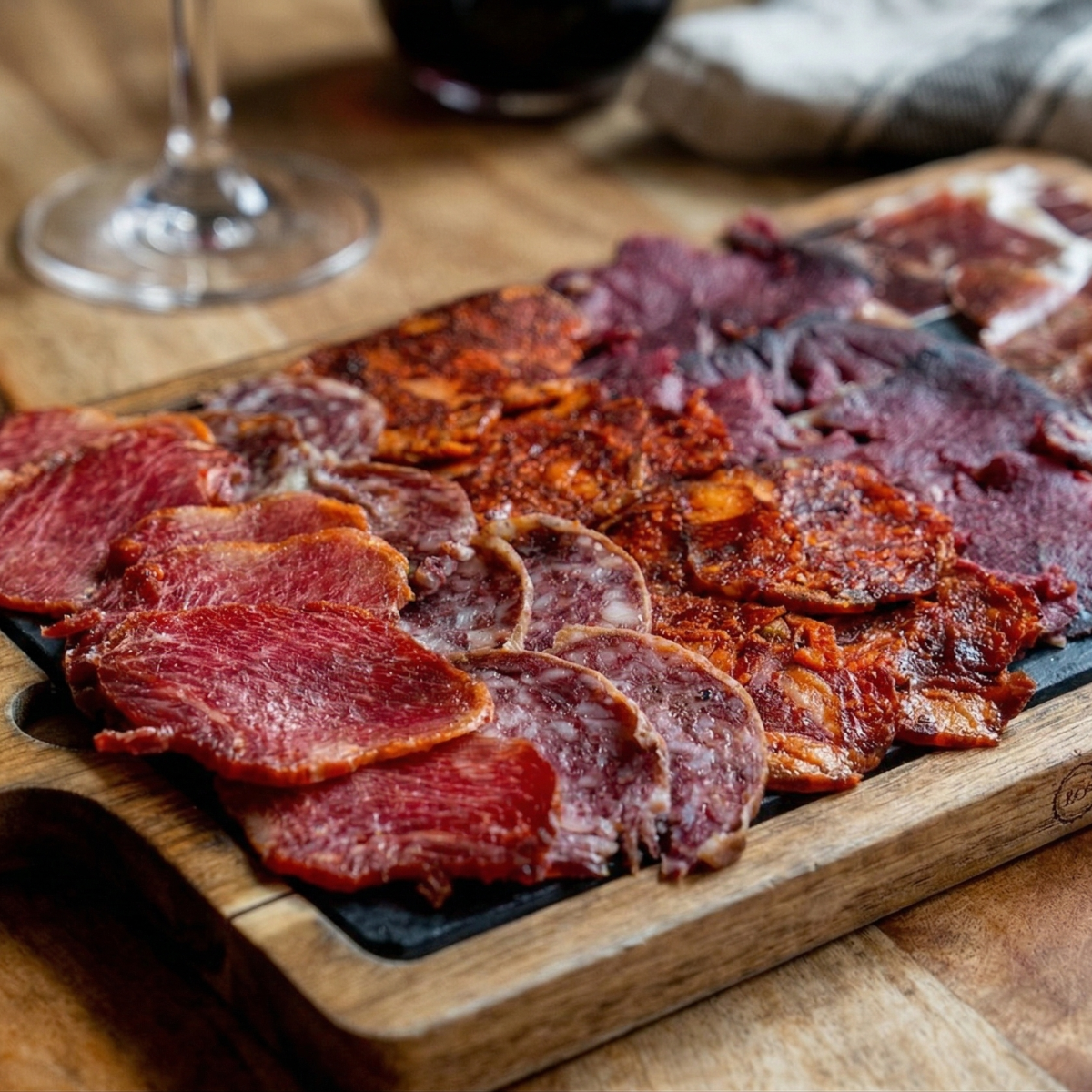 Tabla de embutidos ibéricos